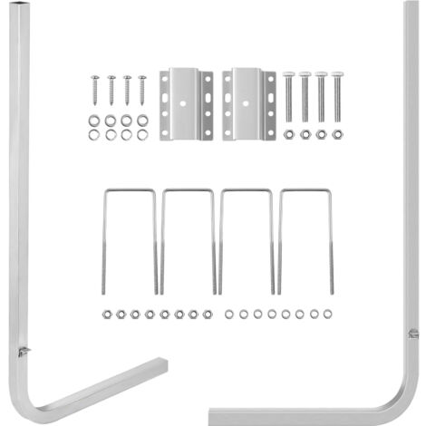 Mophorn Guías para Remolque de Barcos 62x116 cm, un par de guías de Lanzamiento de Aluminio, Resistentes a la oxidación con Ancho Ajustable, para Moto acuática, Barco de Pesca, Velero, Bote Marino