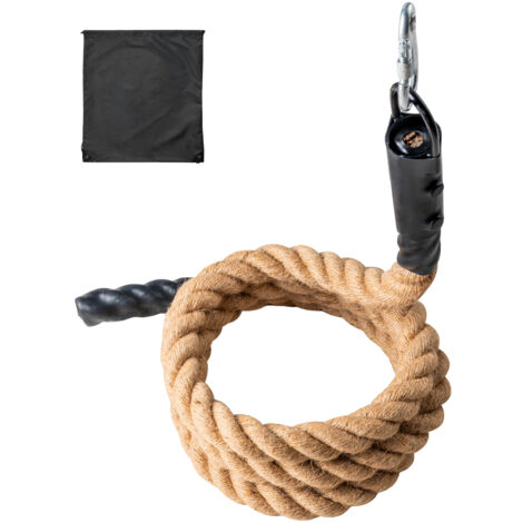 Mophorn Gym Climbing Rope, 1.5" Diameter 10 ft Length Gym Fitness Training Rope, Gym Exercise Workout Rope for Adults, Climbing Rope for Fitness and Strength Training, Climbing Exercise, Home Workout