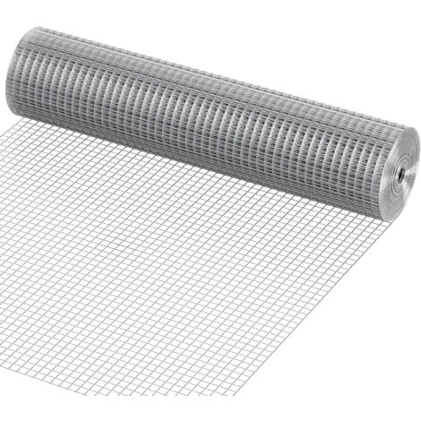 Mophorn Hardware Cloth - 1/2 Zoll 24 Zoll x 25 Fuß 19 Gauge, feuerverzinktes Drahtgeflecht