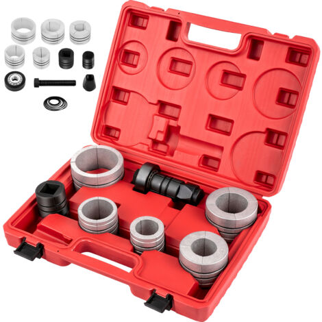 Mophorn Herramienta de Tubo de Escape 8pcs, Juego de Herramientas de Esparcidor, 1-5 / 8 "a 4-1 / 4", Expansor del Tubo de Escape, 39 x 29 x 9 CM, Expansor del Tubo de Cola Escape del Expansor