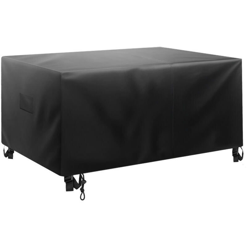 Mophorn Housse de Protection pour Meubles de Jardin 239x239x71 cm, Bâche Imperméable et Durable en 420D, pour Table et Chaises d’Extérieur, avec