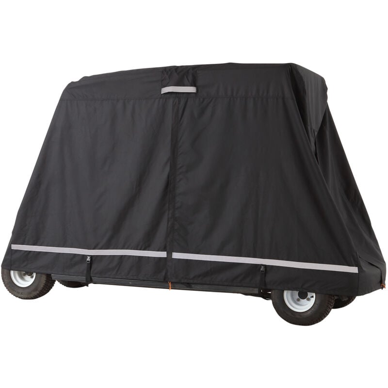Housse de voiturette de golf pour 4 passagers, housse intégrale en polyester 600D, universelle, compatible avec la plupart des marques de housses de