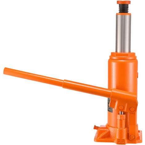 Mophorn Hydraulischer Flaschenheber mit 10 t Tragkraft, Hubbereich von 235–470 mm, Flaschenwagenheber mit robustem Schweißdesign für Autos, ideal für orangefarbener Wagenheber für schwere Lasten