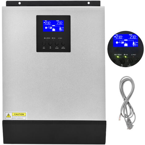 Mophorn Inversor 3000VA de 24 V CC a 230 V CA: su mejor compañero de energía Este inversor multifuncional combina inversor, cargador solar MPPT y cargador de batería en una unidad compacta.