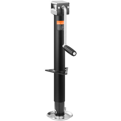 Mophorn Jack per rimorchio, capacità 5000 lb, telaio ad A, imbullonato, uso camper/rimorchio, nero, acciaio. Ideale per sollevare camper, cavalli, rimorchi per servizi e yacht, con maniglia