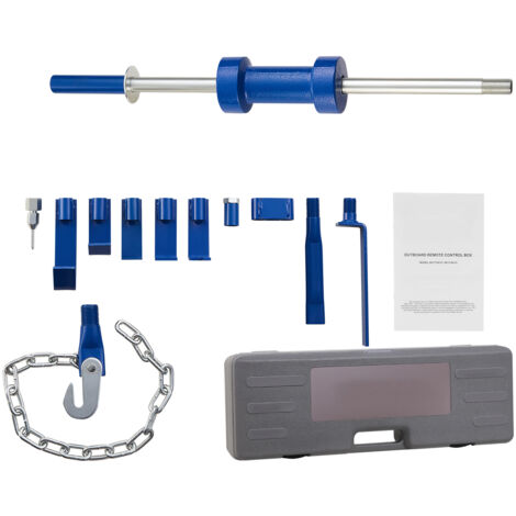 Mophorn Juego de Herramientas 14 en 1 para Reparación de Abolladuras, Martillo Deslizante, Kit con Bolsa de Transporte, Barra Extensible y Mango Ergonómico