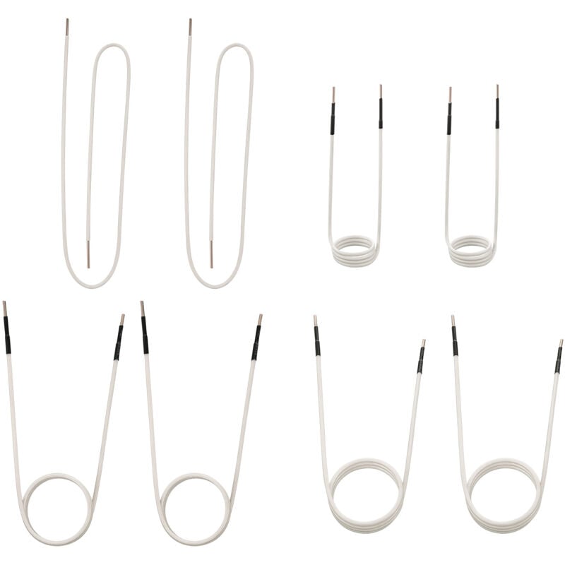 Mophorn - Kit de bobines d'induction pour chauffage à induction,mini kit magnétique. Accessoires de chauffage sans flamme 8 pièces.Outil résistant à