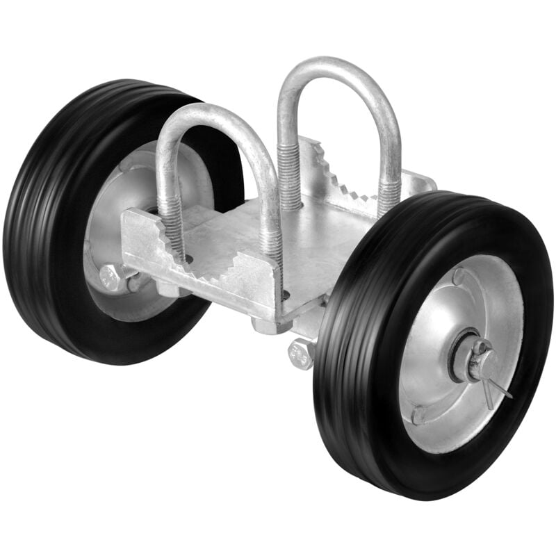 Mophorn - Kit de portail coulissant, kit de quincaillerie pour portail roulant de 6 po, charge de 600 lb, réglable, noir