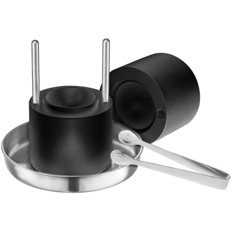 Mophorn Kit de prensa para bolas de hielo, aluminio de aviación, máquina para hacer bolas de hielo de 2,4", molde, tapete, pinza, bandeja, vidrio, para fiestas y días festivos