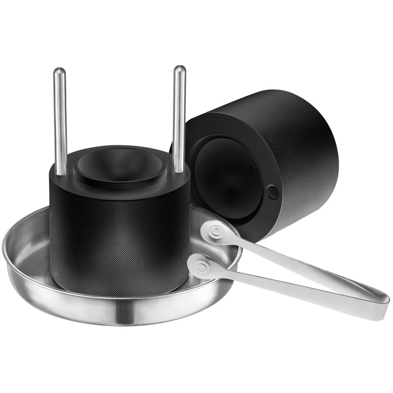Kit de presse à glaçons, aluminium aéronautique, machine à glaçons de 2,4 pouces, moule, tapis, pince, plateau, verre, pour fêtes et vacances