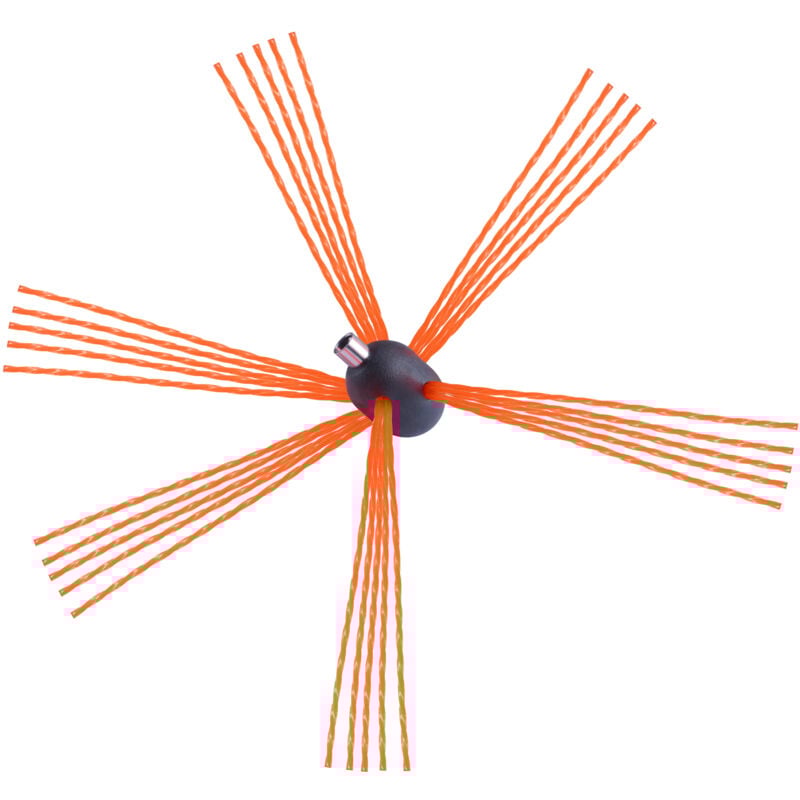 Mophorn - Kit de ramonage de cheminée 7 m avec 7 tiges flexibles en nylon renforcé, brosse de nettoyage ergonomique à 360 degrés, pour conduit de