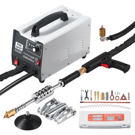 Mophorn Kit de réparation de bosses pour soudeuse à goujon, outil de débosselage pour soudeuse par points de 1,8 kw