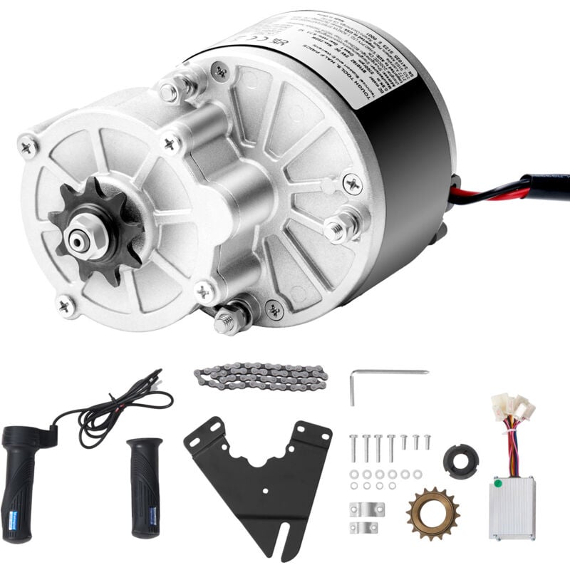 Kit moteur 250 w cc, 24 v 2 700 tr/min, avec variateur de vitesse et poignée d'accélérateur pour karts, vélos électriques, motos et scooters - Mophorn