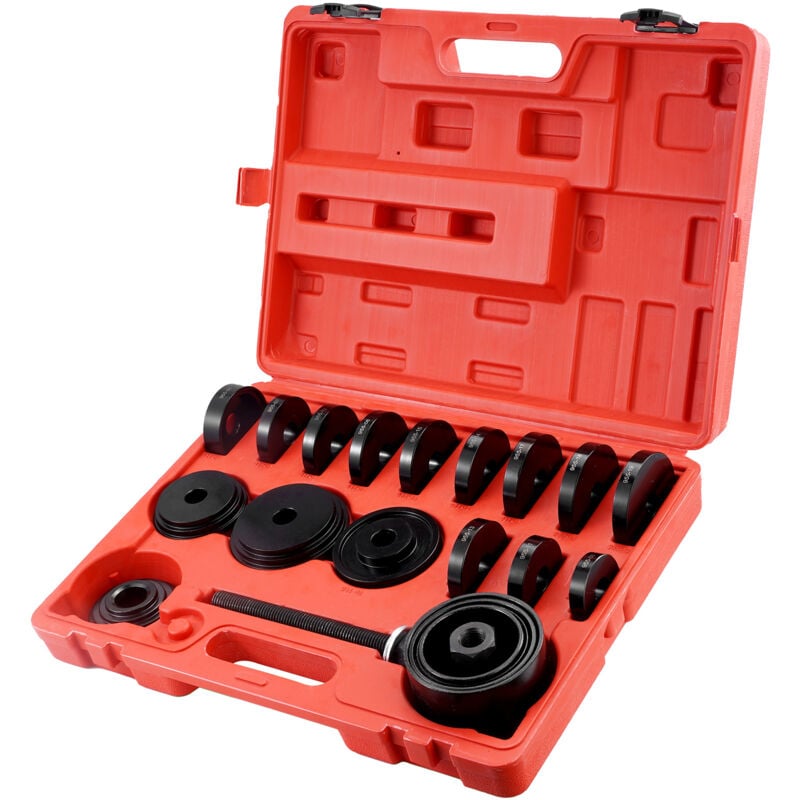 Image of Mophorn Kit pressa per cuscinetti ruota, rimozione e installazione cuscinetti ruota anteriore,kit estrattore cuscinetti ruota da 23 pezzi con bulloni