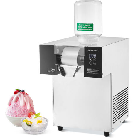 Mophorn Kommerzielle Schneeflocken-Eismaschine von, 397 Pfund/24 Stunden, Edelstahl, luftgekühlt