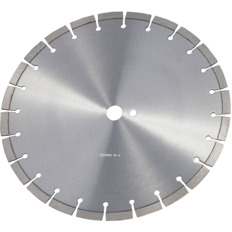 Mophorn - Lame diamantée 14 pouces/350 mm, lame de scie à béton humide/sèche, dents plates 0,47 pouce/12 mm, trou central universel 1 pouce/25,4 mm,