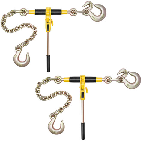 Mophorn Legatore a Cricchetto, Capacità di Carico 4173 kg, Compatibile con Catene da 9,52 a 12,7 mm, Strumento per Carichi Pesanti con Maniglie per Camion e Sistemi di Ancoraggio