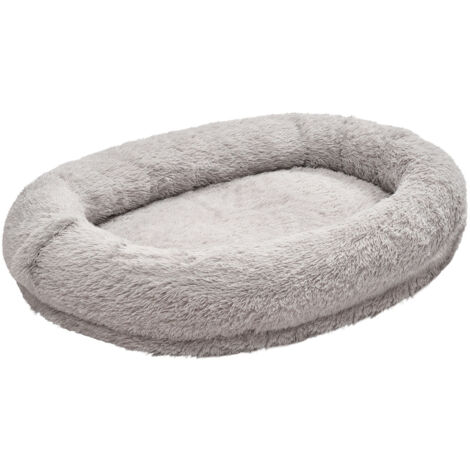 Mophorn Letto a Sacco per Cani 132 x 86 x 24 cm, Cuccia in Schiuma Memory per Cani di Grandi Dimensioni, con Tasca Laterale, Fodera Rimovibile e Lavabile, Rivestimento in Peluche Morbido