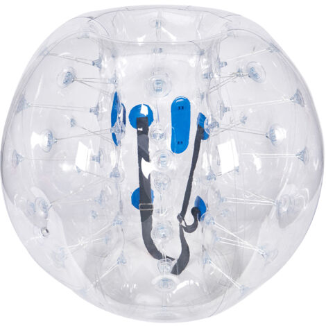 Jeu d'eau et de plage Vevor Bulle Gonflable 150cm Pour Hamster Humain 0,08cm d'Épaisseur Rouge