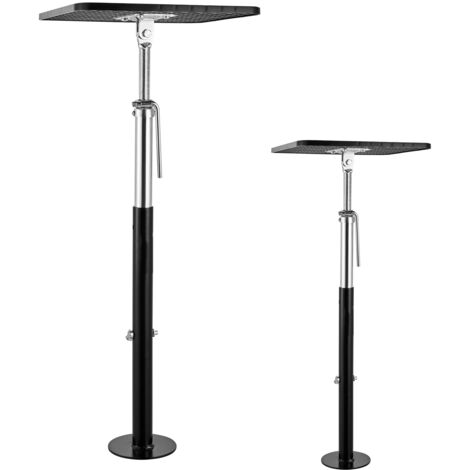 Mophorn Lot de 2 béquilles pour caravane, crics de stabilisation pour camping-car, capacité de 453,59 kg, supports stabilisateurs en acier avec revêtement en poudre, réglables de 541 à 1219 mm