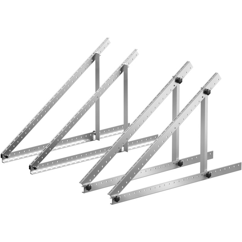 Mophorn - Lot de 2 supports de montage pour panneaux solaires de 45 pouces - Réglables de 0 à 90 °, légers pour camping-car, bateau hors réseau