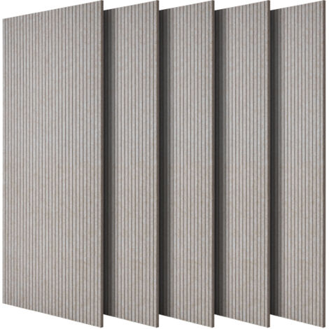 Mophorn Lot de 5 panneaux acoustiques avec auto-adhésif, 47,2 x 23,6 x 0,4 pouces, panneaux en mousse insonorisante, fibre de polyester haute densité