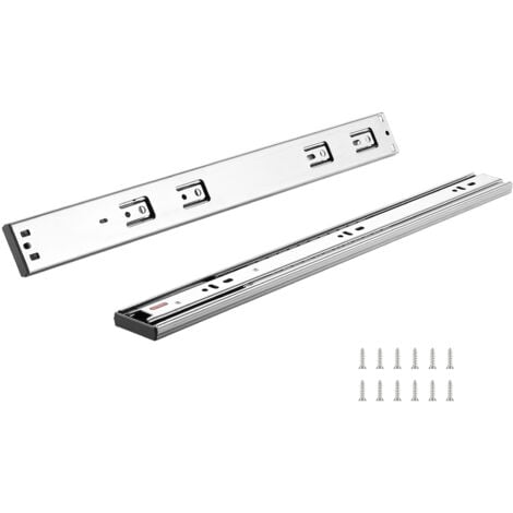 Glissières De Tiroirs Coulisses à Sortie Totale Coulisse à Sortie Totale 45 Mm Avec Retour