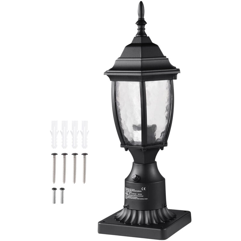 Luminaire d'extérieur de 15,75 po – Capteur du crépuscule à l'aube, idéal pour le jardin, le patio, l'allée et d'autres espaces extérieurs pour