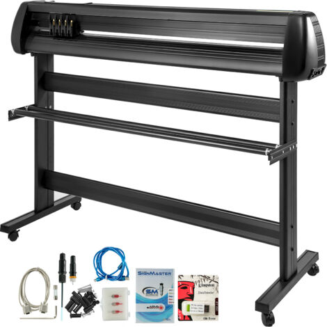 Mophorn Macchina da taglio per vinile da 53", plotter per vinile con supporto da pavimento, per la realizzazione di insegne