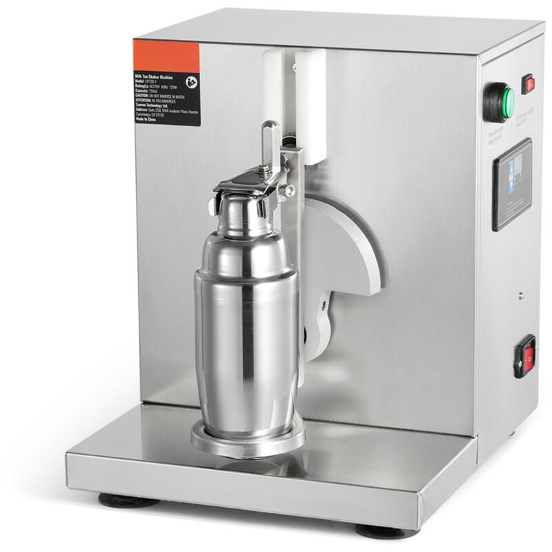 Mophorn - Machine à milkshakes, shaker à thé au lait commercial 120 w. Mélangeur à tête unique avec minuterie réglable de 0 à 180 s. Livré avec une