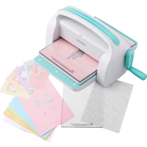 Mophorn Machine de Decoupe et Gaufrage Manuelle Ouverture 226 mm Machine a Decouper et Embosser 8 Matrices Classeur A6 Papier Cartonne A5 Kit Debutant Scrapbooking pour Decoration Album Cartes Artisan