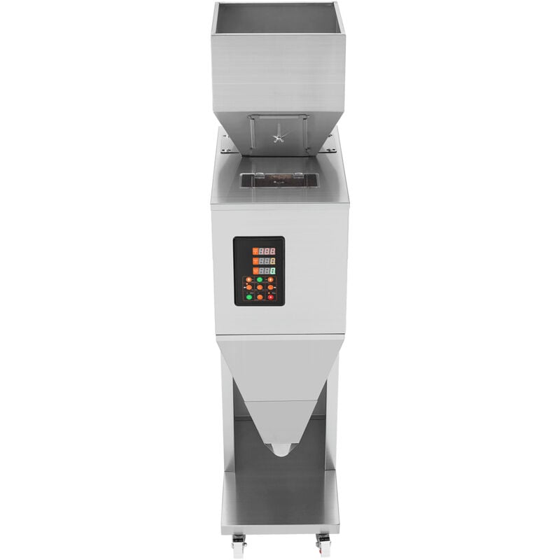 Mophorn - Machine de remplissage automatique de particules 10-1000 g (0,022-2,2 lb), remplisseuse de poids en acier inoxydable avec pédale pour