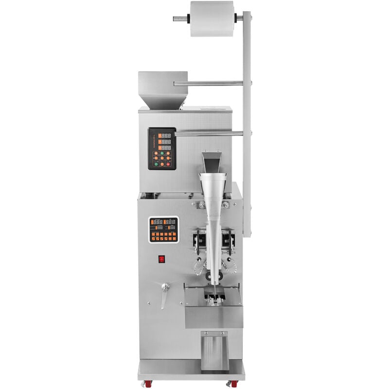 Machine d'emballage automatique de particules , 1 à 100 g, remplisseuse de sachets multifonction pour thé, graines, céréales, farine, haricots,
