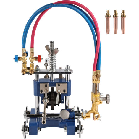 Mophorn Machine manuelle pour découpe de tuyaux à gaz, adaptée aux diamètres de 108 à 609,6 mm, épaisseurs de 5 à 50,8 mm, chaîne de 2210 mm, angle réglable de 0 à 45°, avec 3 embouts