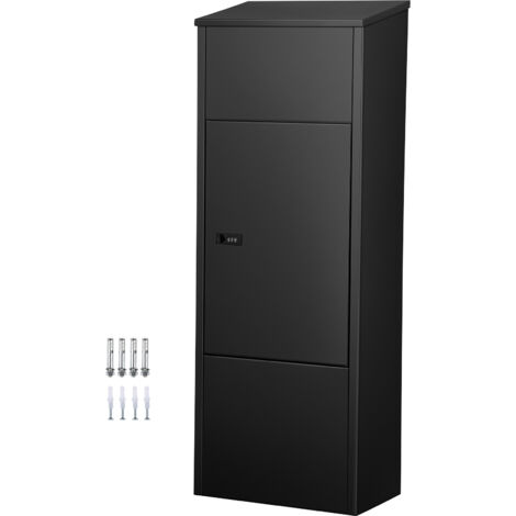 Mophorn Mail Paketkasten, 15'' x 9'' x 41,3'' Paketkasten, Paketkasten aus verzinktem Stahl, Briefkasten mit Codeschloss, sicherer Postkasten