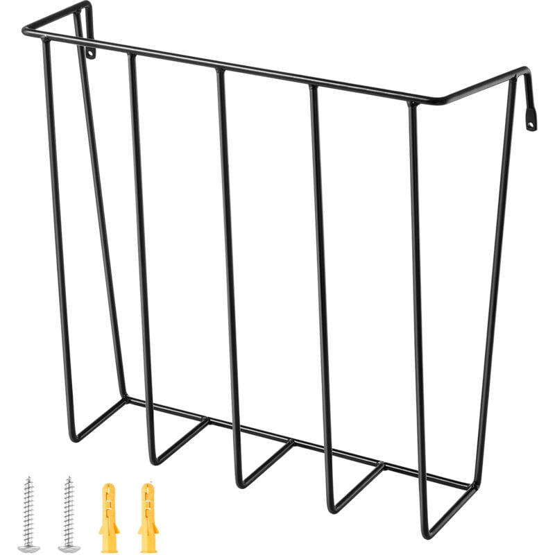 Mangeoire à foin pour bétail, capacité de 24 gallons, acier robuste, 27 po de long, fixation murale pour chèvres, chevaux, moutons, utilisation