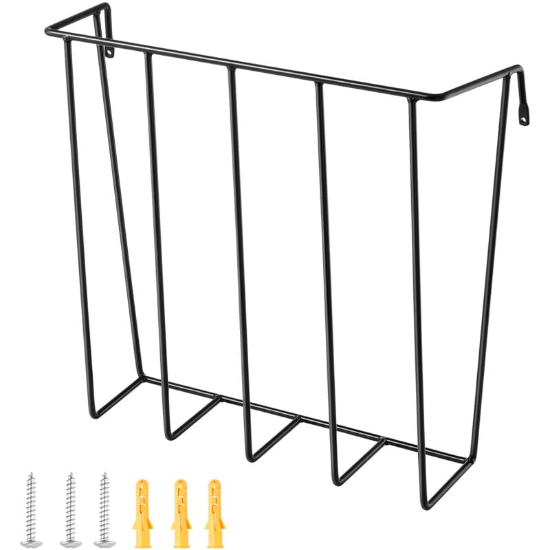 Mangeoire à foin pour bétail, grande capacité de 24 gallons, lot de 2 supports à foin pour chèvre en acier robuste, support mural pour foin de cheval