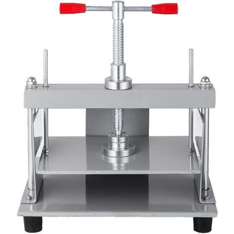 Mophorn Manuelle Papierpresse, 12x8,7 Zoll für A4 Papier, Stahlrahmen Manuelle Flachpresse, 150mm Dicke Kapazität, 1500KG Druck, Ideal für Buchbinderei und Papierherstellung