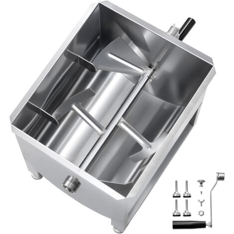 Mophorn Manueller Fleischmischer 80 L Fleischverarbeitungsgerät (maximales Mischen von 36,29 kg Fleisch), Fleischmischer aus Edelstahl, Wurstmischer mit Untersetzungsgetriebe