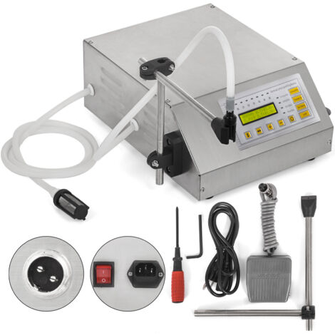 Mophorn Máquina llenadora de líquidos 2-3500ml GFK-160 Máquina llenadora de líquidos automática con bomba de control digital LCD