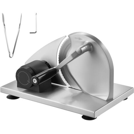 Mophorn Máquina manual para cortar pan con grosor ajustable de 0 a 15 mm, rebanadora con manivela y cuchilla microdentada de acero inoxidable,panaderías y eventos, dimensiones: 310 x 255 x 190 mm