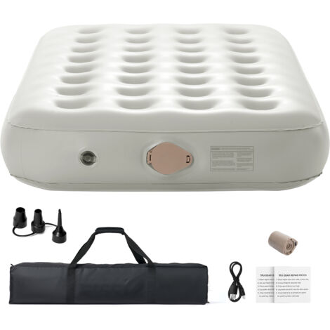 Mophorn  Materasso ad aria Twin con telaio - Materasso gonfiabile per 1 persona con pompa e custodia per il trasporto con ruote, gonfiaggio rapido (2 minuti), 300 libbre - Letto ad aria di supporto