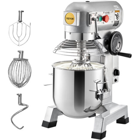 Mophorn Mezclador de Alimentos 30Qt Batidora Amasadora 1100W Robot de Cocina Mezcladora Amasadora 90 kg Velocidades Robot de Cocina Amasadora Automática Multifuncional Robot de Cocina Amasadora