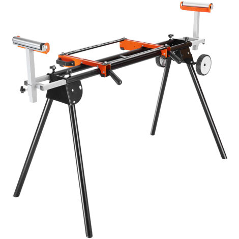 Mophorn Miter Saw Stand - 550lbs Capacity, Adjustable & Portable for Precision Cuts