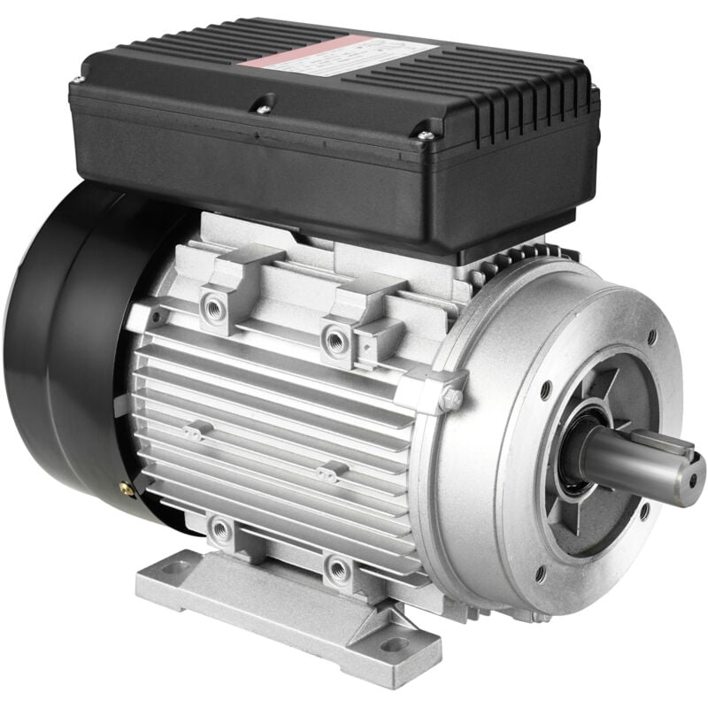 Moteur électrique, moteur de compresseur d'air monophasé, 7,1 a 220-240 v 1,1 kW 2800 tr/min, cadre 90S B34, arbre à clavette de 24 mm, rotation