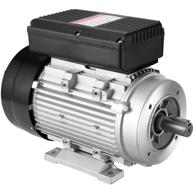 Moteur électrique, moteur de compresseur d'air monophasé, 9,85 a 220-240 v 1,5 kW 1400 tr/min, cadre 90L B34, arbre à clavette de 24 mm, rotation