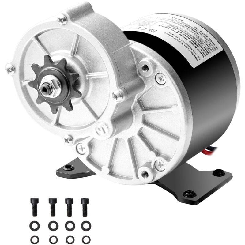 Moteur électrique puissant à courant continu 350 w 24 v 3 000 tr/min – Moteur électrique pour karts, vélos électriques, motos tout-terrain, scooters