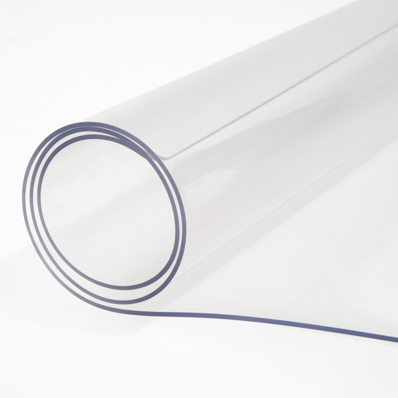 Nappe en plastique 40 x 72 pouces, protection transparente de 1,5 mm d'épaisseur, sous-main rectangulaire, imperméable et facile à nettoyer pour
