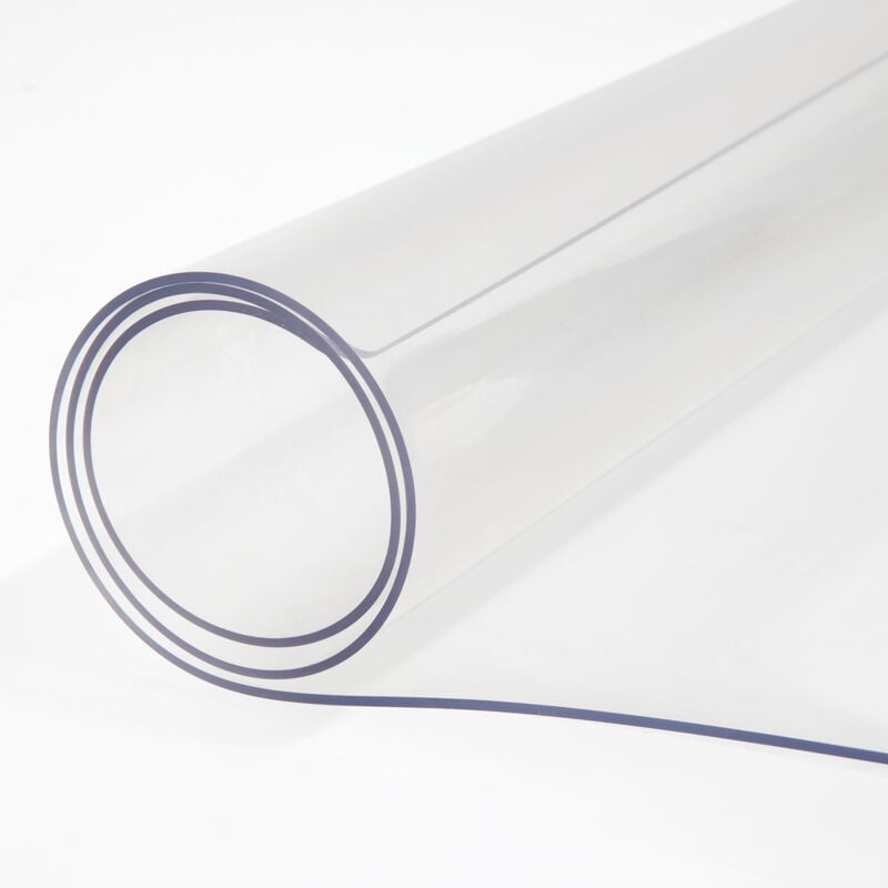 Nappe en plastique , 42 x 78 pouces, protection transparente de 1,5 mm d'épaisseur, sous-main rectangulaire imperméable pour commode de bureau et