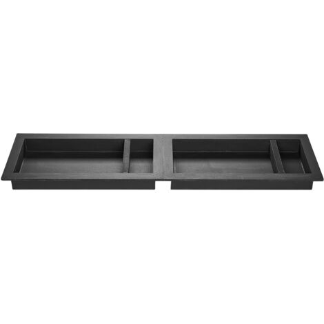 Mophorn Nicchia per Doccia 40,6 x 81,3 cm, Quattro Strati con Ripiano Regolabile, Spessore 10,2 cm, Design ad Angoli Quadrati, Impermeabile e Sigillata, Colore Nero